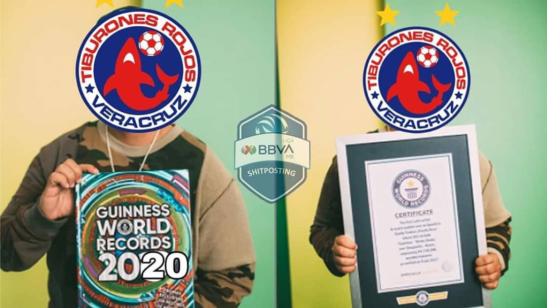 Los Tiburones Rojos van que vuelan para el Récord Guinness... A los más malos del planeta.