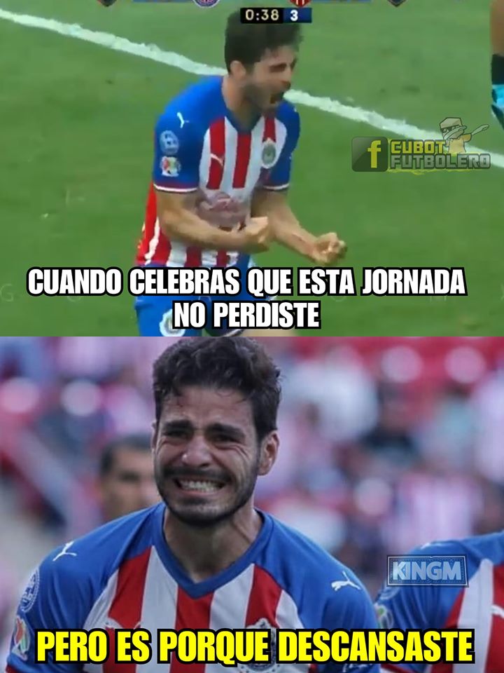 Las Chivas descansaron a media semana, pero ni eso los salvó de la "memisa".