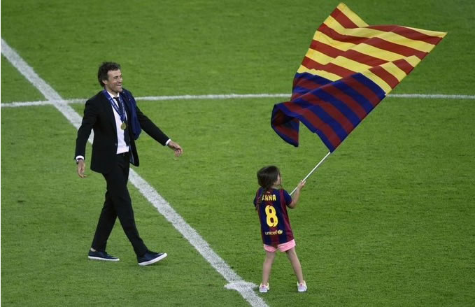 La pequeña hija de Luis Enrique luchó cinco meses contra la enfermedad. (Foto: @vmFCB)