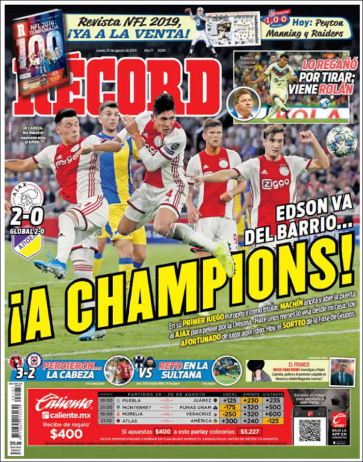 No te pierdas la información deportiva más destacada al rededor del mundo