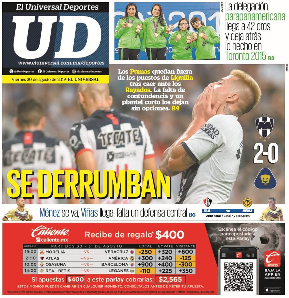 No te pierdas la información deportiva más destacada al rededor del mundo