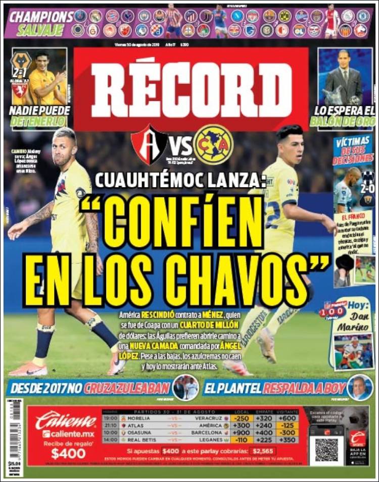 No te pierdas la información deportiva más destacada al rededor del mundo