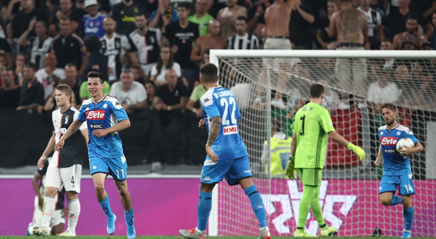 El Chucky le dio vida al Napoli con su gol. Foto: AFP