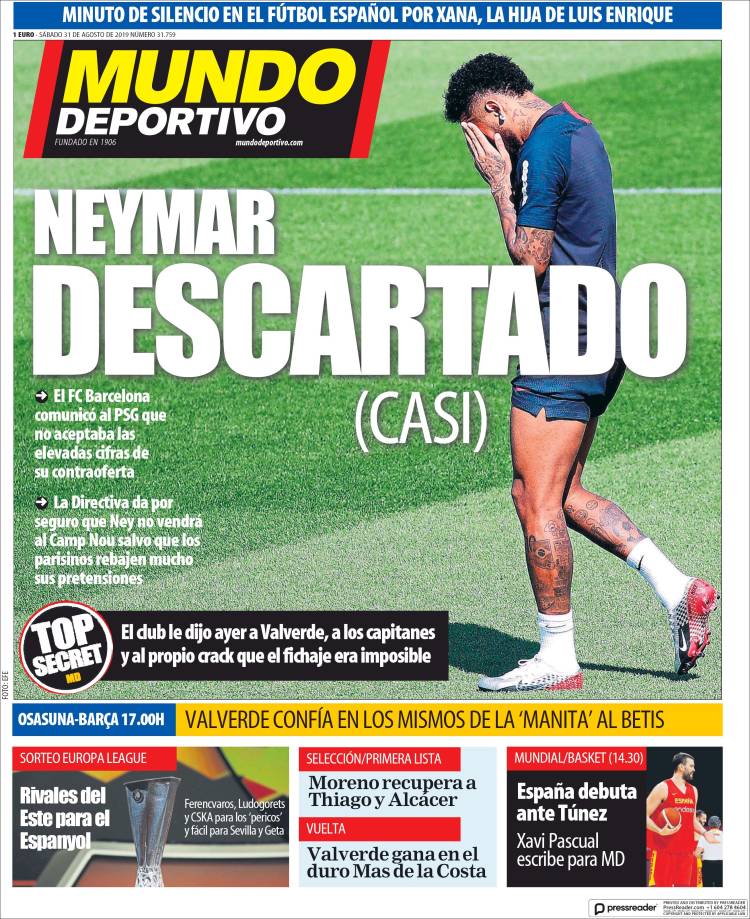 Las mejores portadas deportivas.