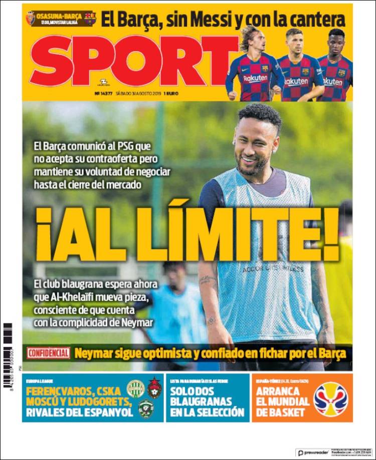 Las mejores portadas deportivas.