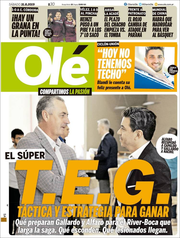 Las mejores portadas deportivas.