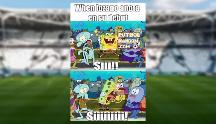 Los mejores memes del debut del Chucky Lozano.