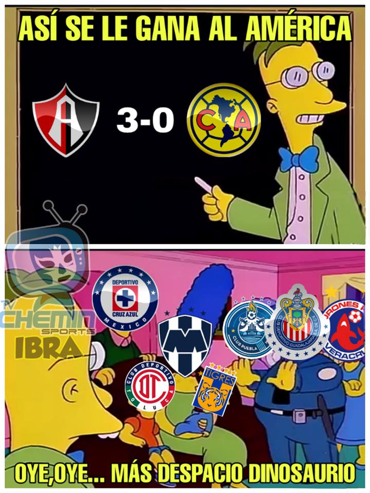 América dejó el invicto, Cruz Azul y Chivas aburrieron. Eso y más en los memes de la J8.