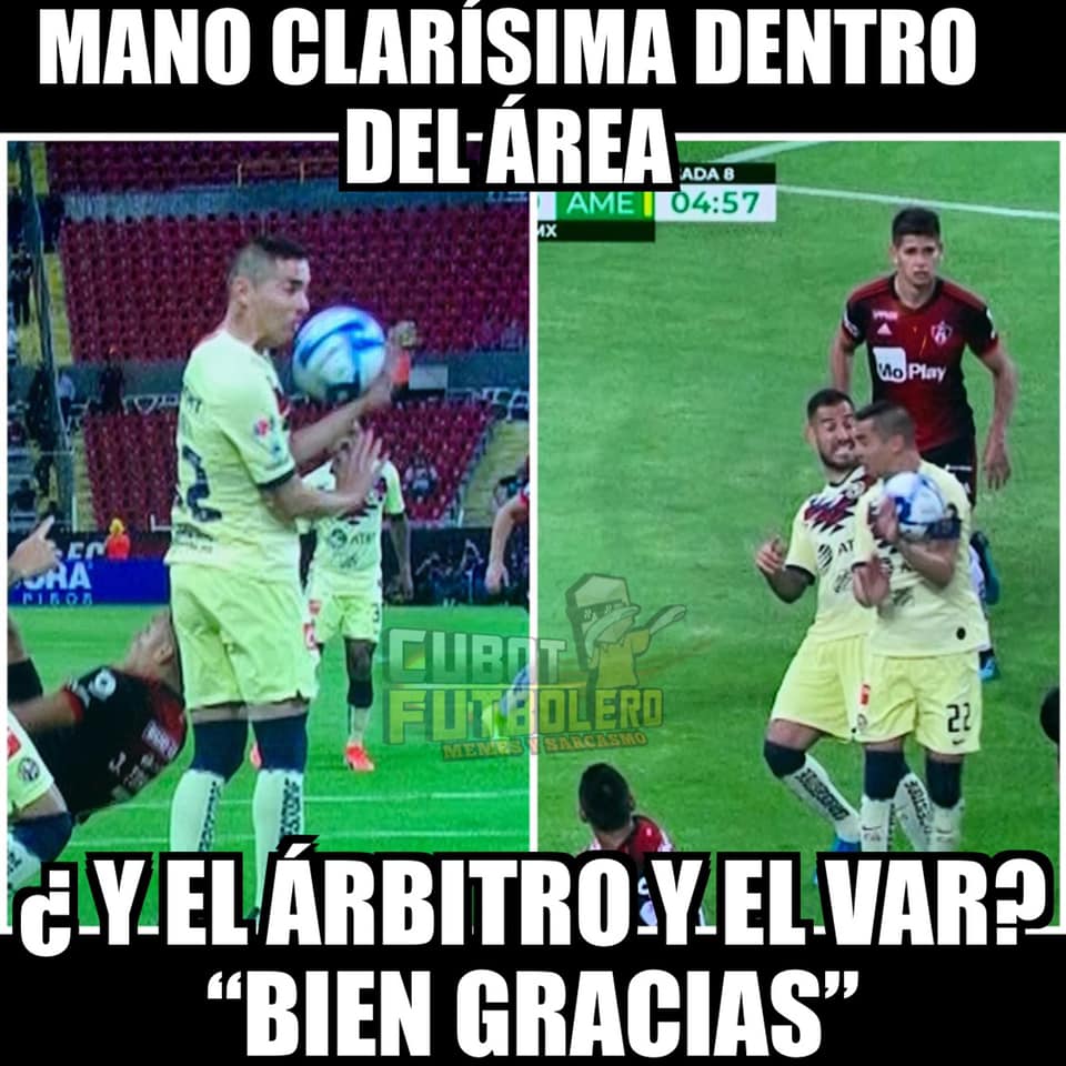América dejó el invicto, Cruz Azul y Chivas aburrieron. Eso y más en los memes de la J8.