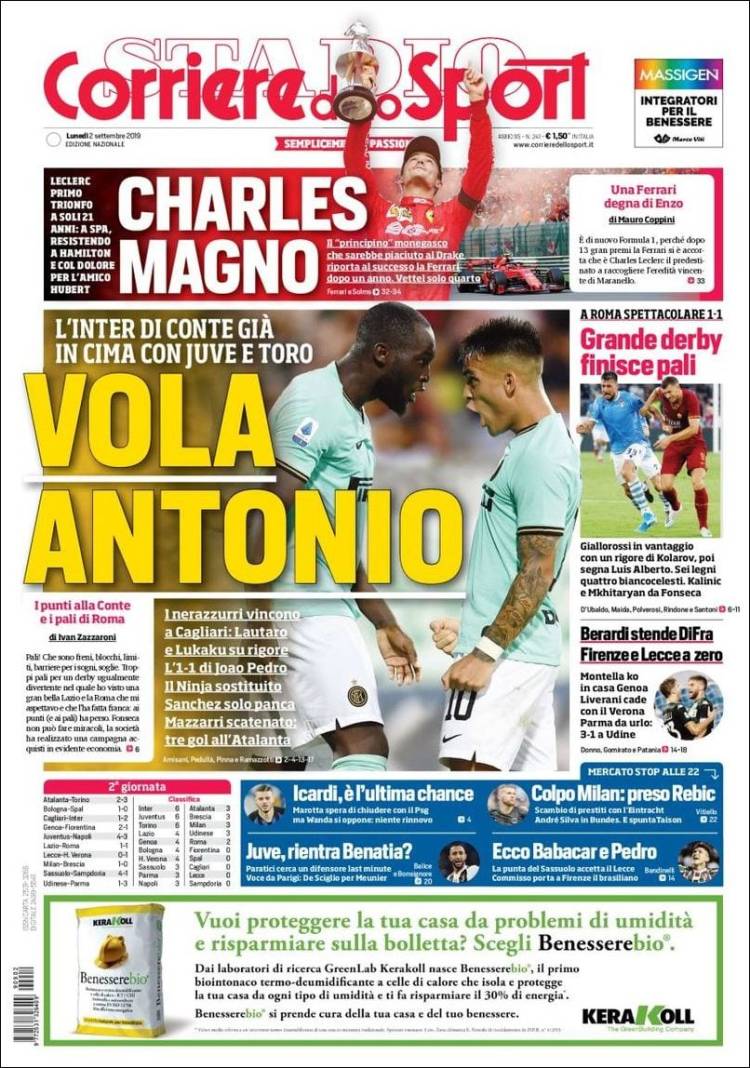 Las mejores portadas deportivas.