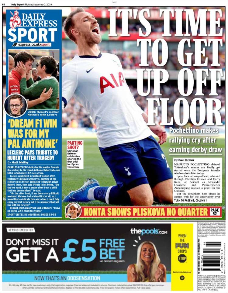 Las mejores portadas deportivas.