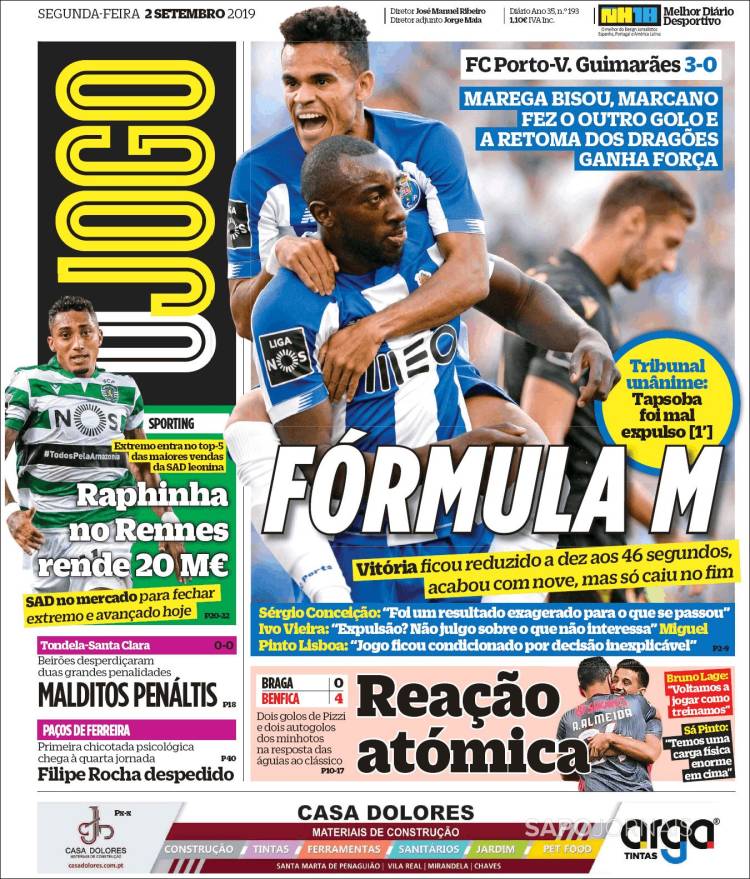 Las mejores portadas deportivas.