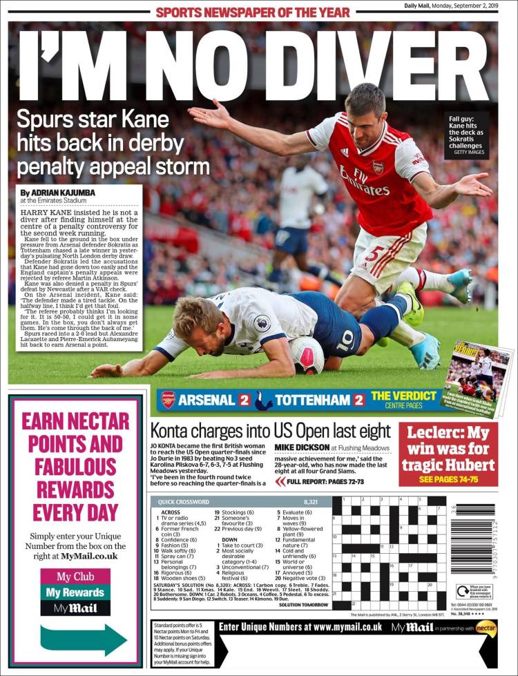 Las mejores portadas deportivas.