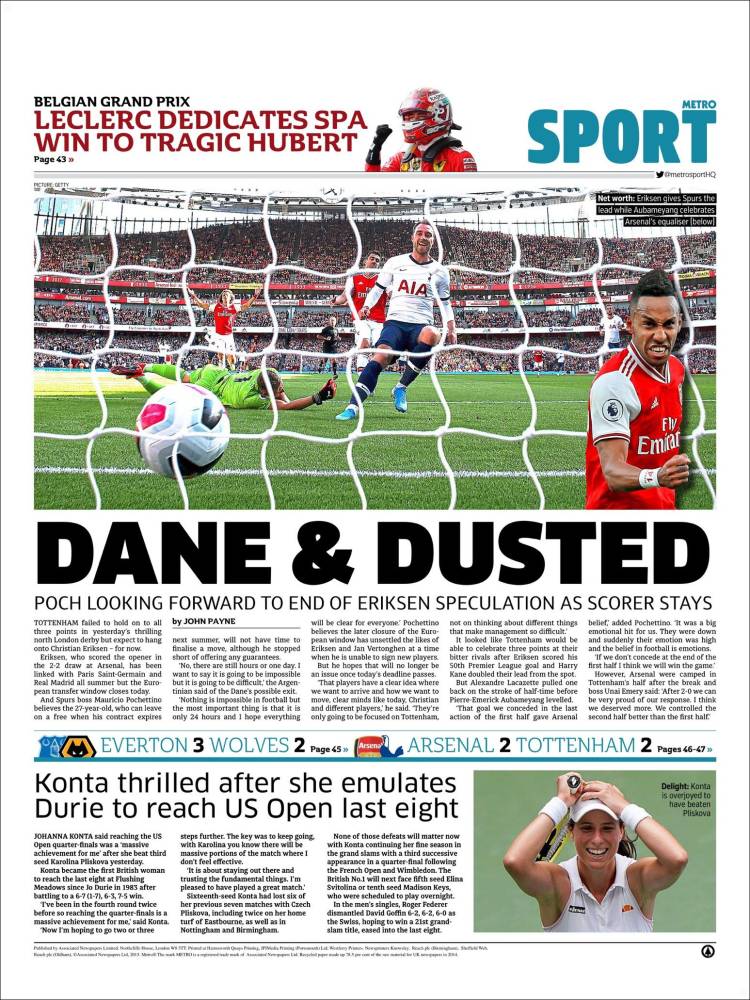 Las mejores portadas deportivas.