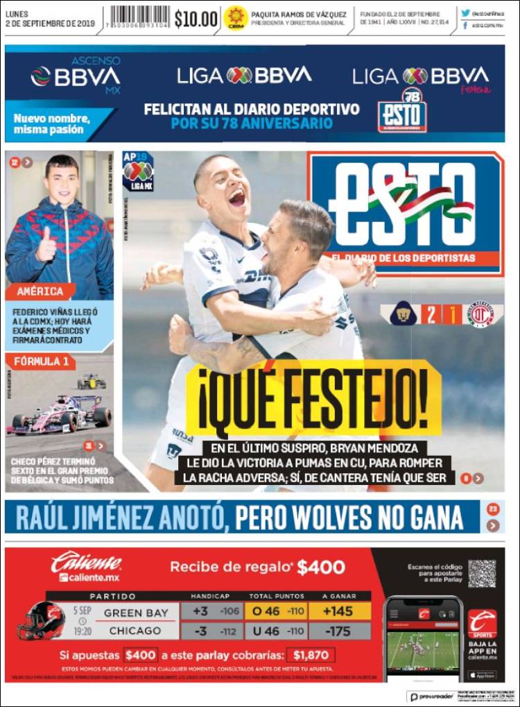 Las mejores portadas deportivas.