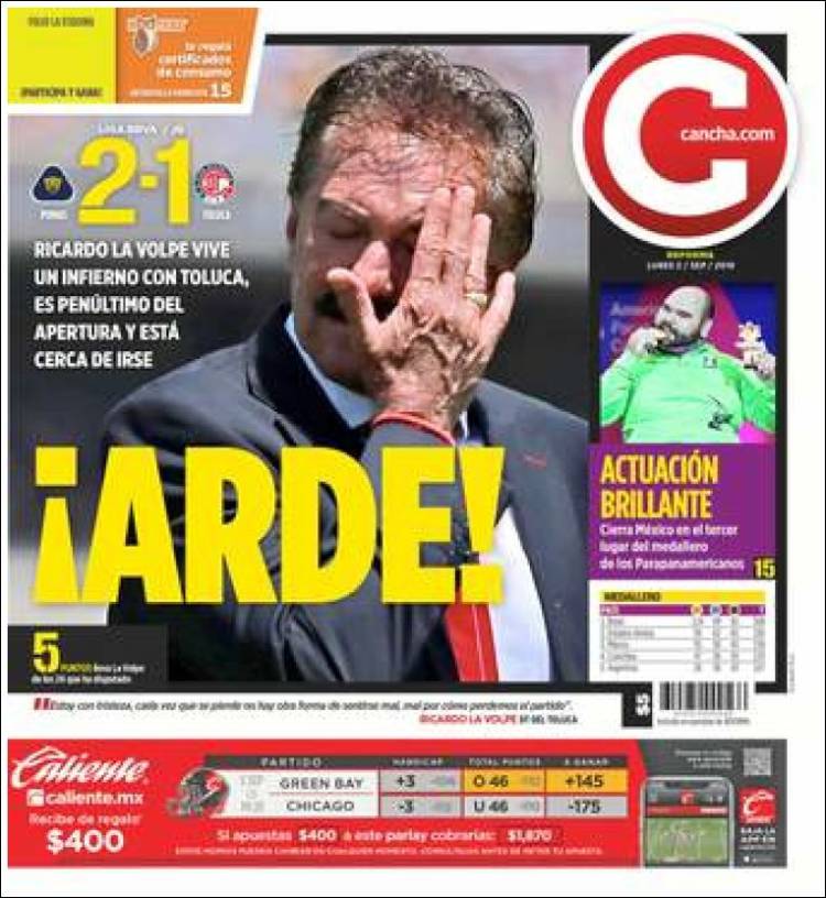 Las mejores portadas deportivas.