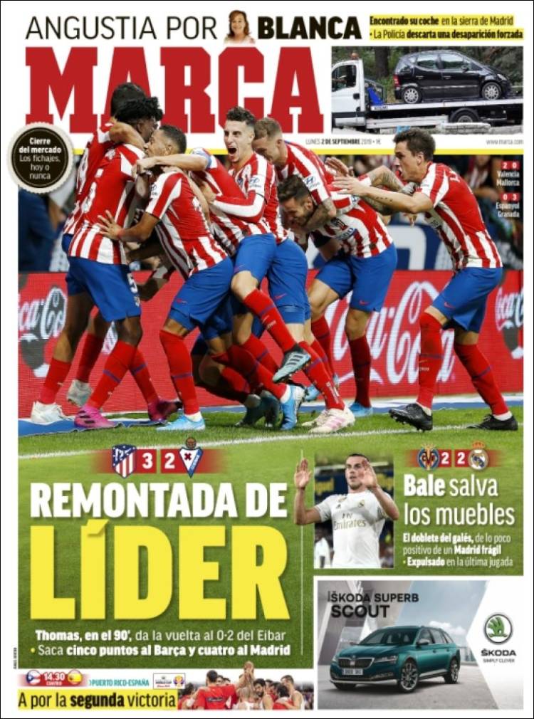 Las mejores portadas deportivas.
