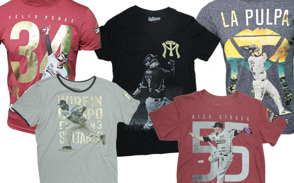 Sultanes presume línea de playeras