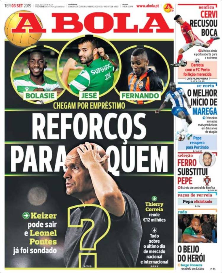 Las mejores portadas deportivas.