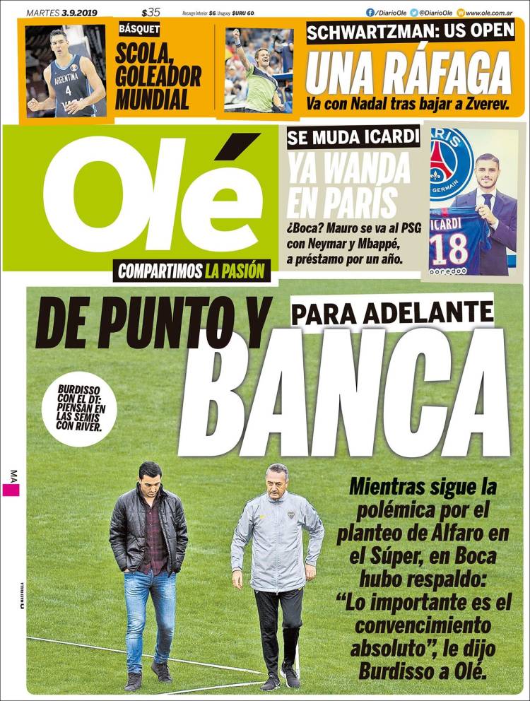 Las mejores portadas deportivas.