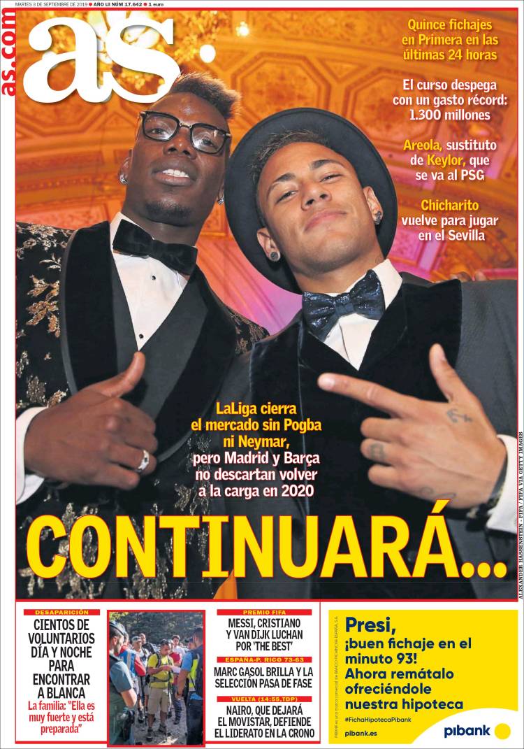 Las mejores portadas deportivas.