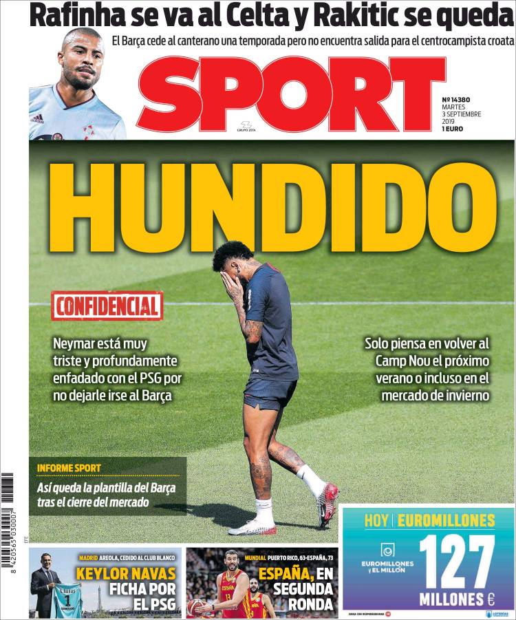 Las mejores portadas deportivas.