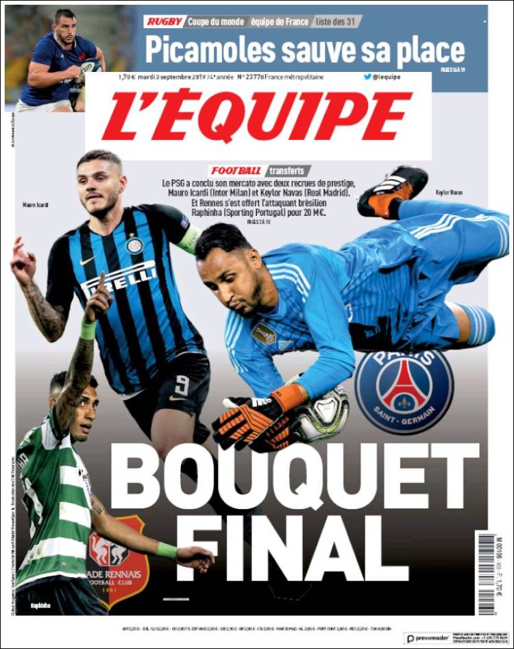 Las mejores portadas deportivas.