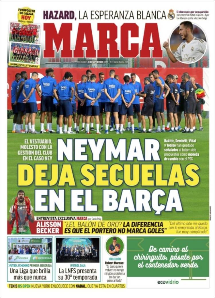 Las mejores portadas deportivas.