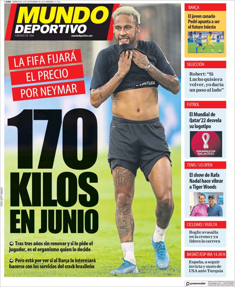 Las mejores portadas deportivas.