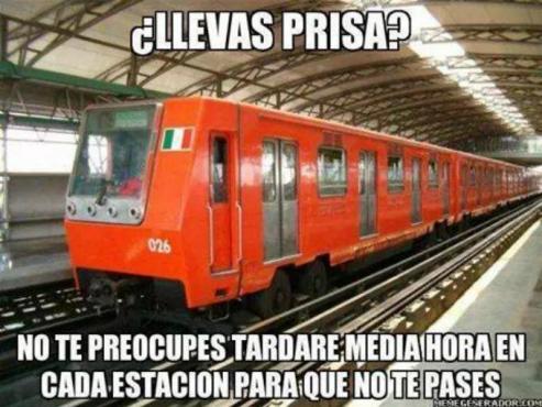 Los mejores memes creados para el metro.