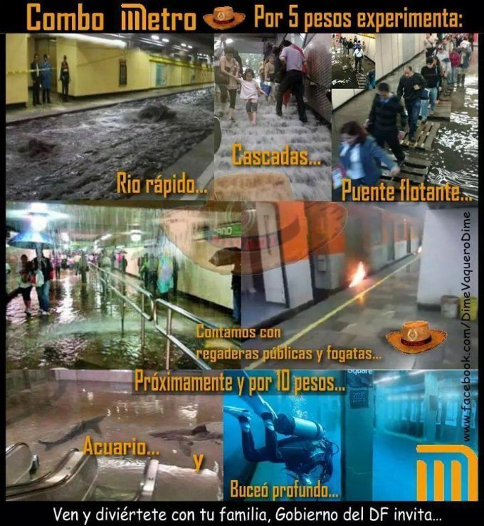 Los mejores memes creados para el metro.