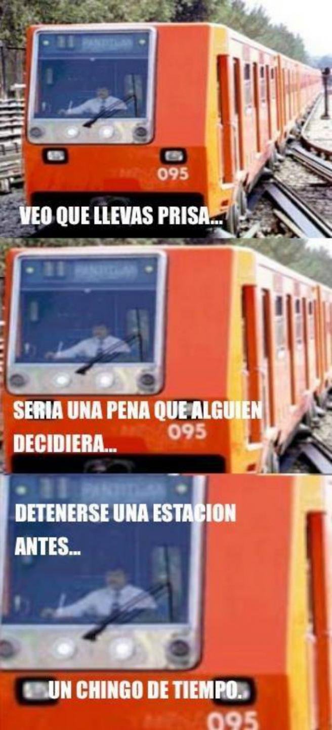 Los mejores memes creados para el metro.