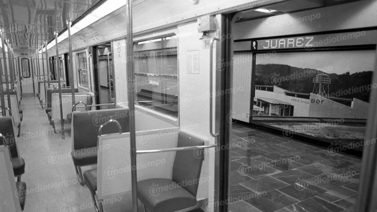 El Metro cumple 50 años de recorrer las entrañas de la Ciudad de México. (Fototeca MILENIO)