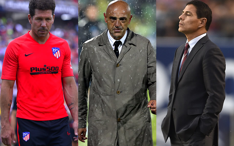 Simeone, Chelís y Poncho Sosa (Imago7)
