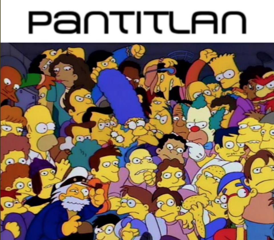 Las estaciones del Metro al estilo de los Simpsons.