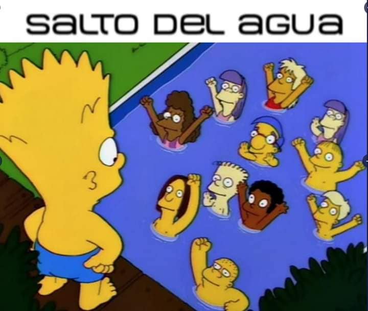 Las estaciones del Metro al estilo de los Simpsons.