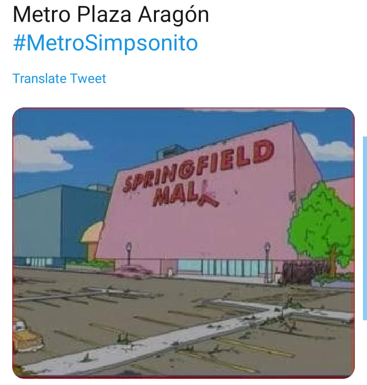 Las estaciones del Metro al estilo de los Simpsons.