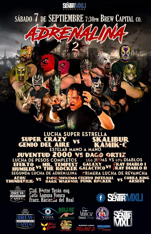 Los eventos de lucha libre del 5 al 11 de septiembre.