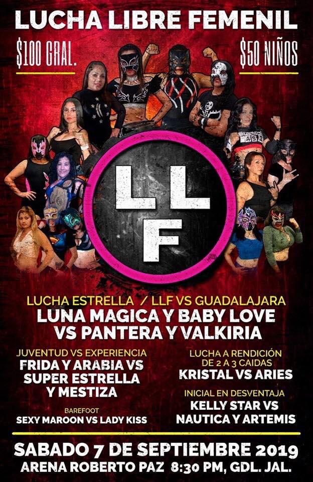 Los eventos de lucha libre del 5 al 11 de septiembre.