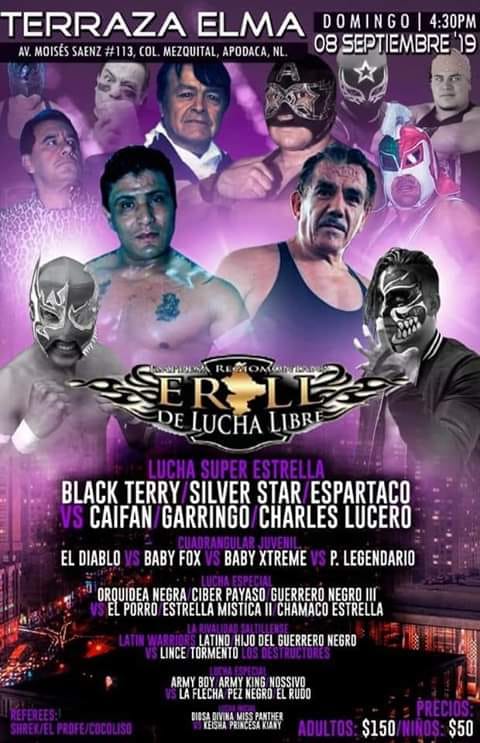 Los eventos de lucha libre del 5 al 11 de septiembre.