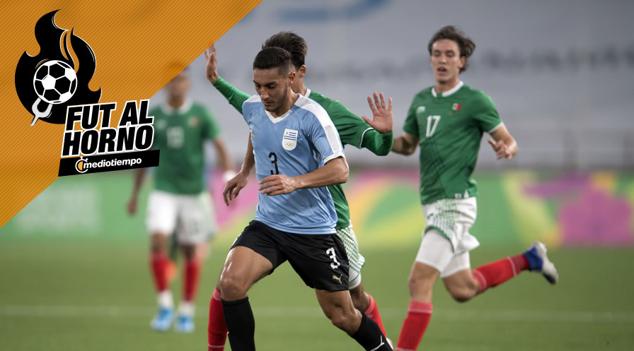 Sebastián Cáceres ante el Tricolor. (Foto: Mexsport)
