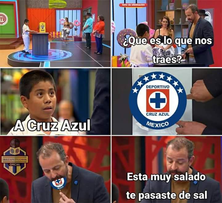 Los mejores memes del circo Cruz Azul.