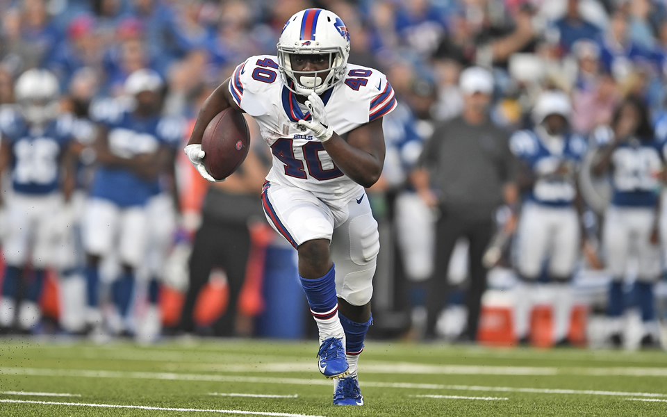 Devin Singletary (RB) podría ser la solución en el ataque por tierra de los Buffalo Bills (AP)