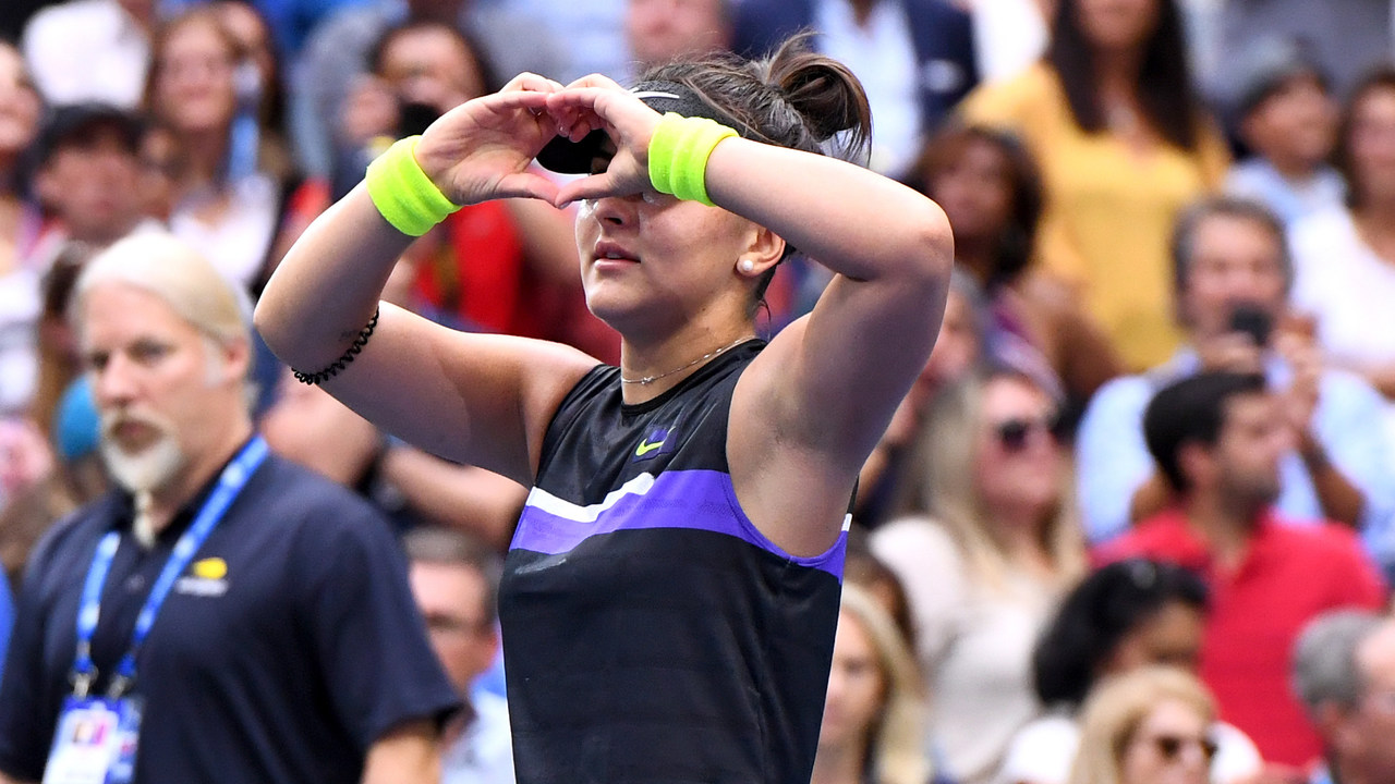 ¡Histórico! Bianca Andreescu es la primera tenista canadiense en conquistar un Grand Slam. (Foto: US Open)