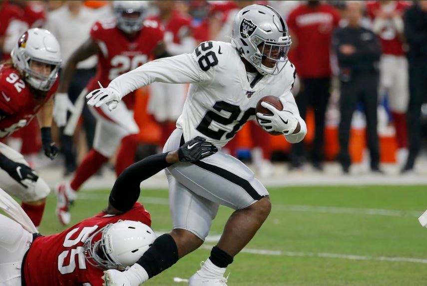 Josh Jacobs cargará con el peso del ataque terrestre de los Oakland Raiders (Foto: Twitter @Raiders)