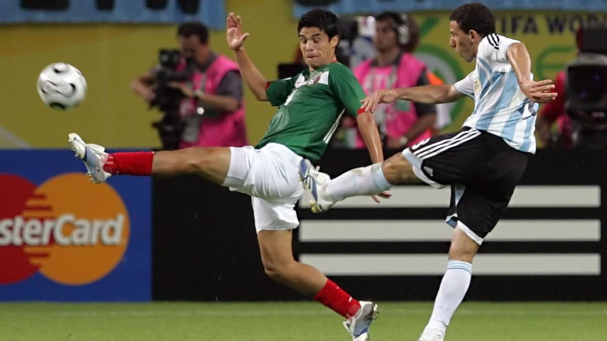 Maxi Rodríguez se hizo presente con un soberbio gol en la Copa del Mundo de 2006 (Foto: Getty Images)