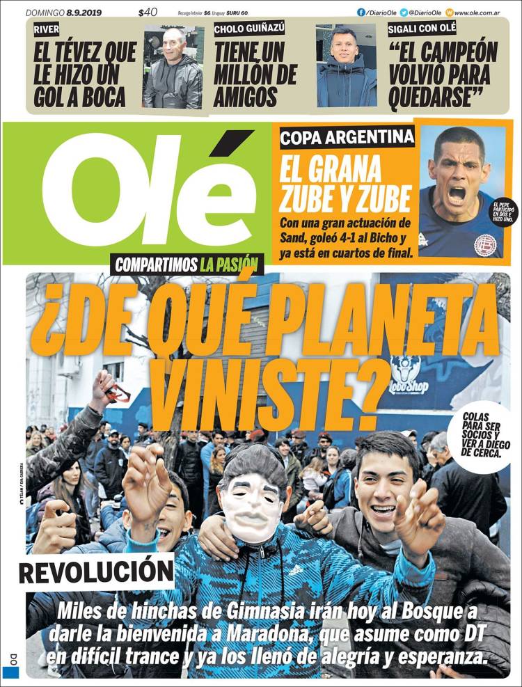 Las portadas de los principales diarios deportivos del mundo.