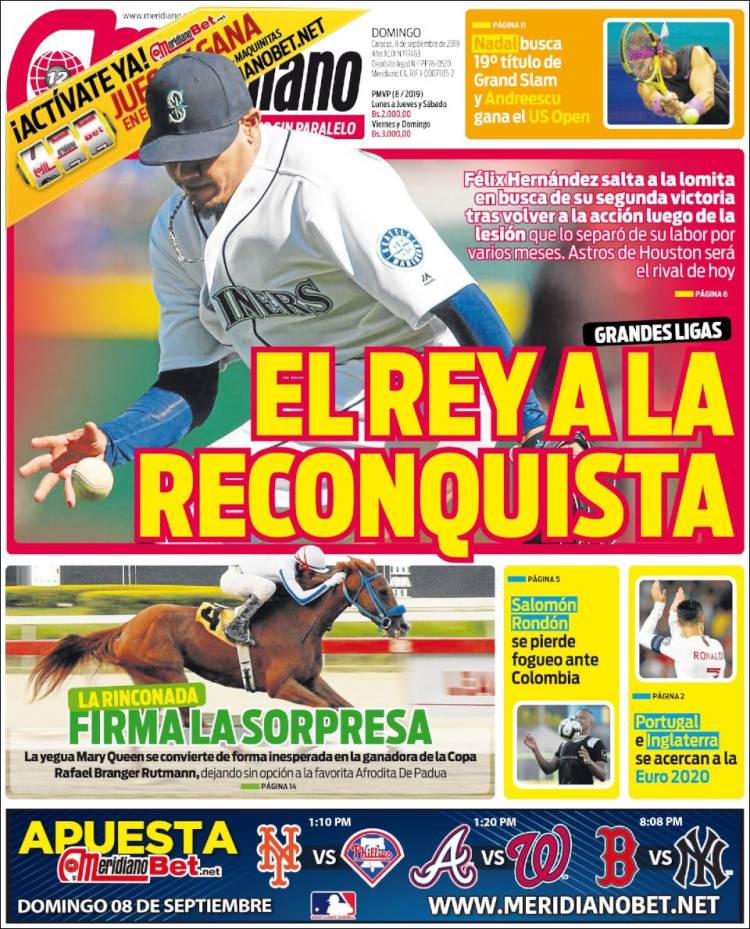 Las portadas de los principales diarios deportivos del mundo.