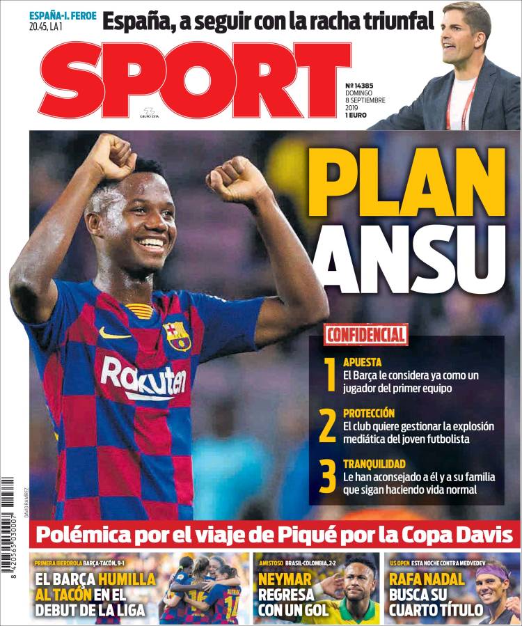 Las portadas de los principales diarios deportivos del mundo.