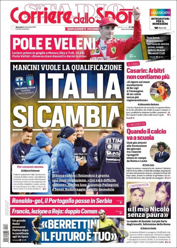 Las portadas de los principales diarios deportivos del mundo.